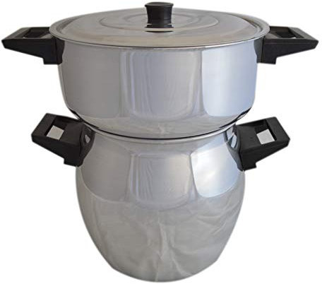 Couscoussier 6 Liter Moroccan Steamer Pot Imported from Morocco Couscous Cooker Pot