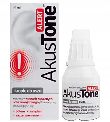 aflofarm AKUSTONE Alert Gouttes auriculaires 15 ml pour Douleurs, démangeaisons et rougeurs