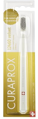 Curaprox CS 12460 Velvet Soft Zahnbürste – Pflege Für Empfindliches Zahnfleisch | Ultrasanfte Reinigung Mit 12.460 Filamenten | Einzelpackung, Zufällige Farbe