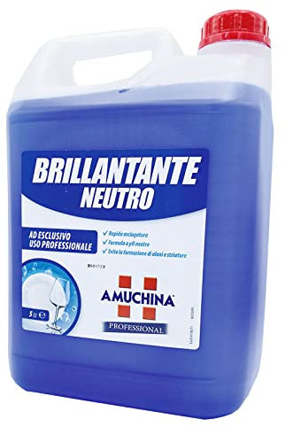1 Taniche da 5 Litri Brillantante Lavastoviglie - AMUCHINA