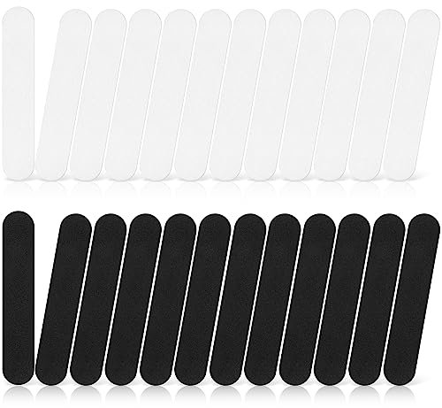 Prasacco Lot de 24 réducteurs de taille de chapeau - 5/4/3 mm - Ruban adhésif en mousse - Anti-transpiration - Pour enfiler et réduire la taille du bonnet (12 noirs + 12 blancs)