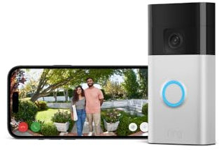 Certified Refurbished Ring Battery Video Doorbell (2024 release) | DIY Wireless Video Doorbell Camera I Head-To-Toe View, HD Video | Easy to install (5 min) | With Built-in Battery I 30-day free trial