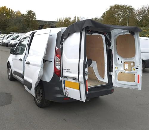 Rear Barn Door Awning Cover, 210D Heavy Duty Oxford Fabric Large Size Waterproof Sun Shade Cover Fit for VW T4 T5 T6 Transporter