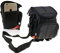 Navitech Black Camera Shoulder Bag Compatible with Olympus OM System Tough TG-7 Red Waterproof Camera