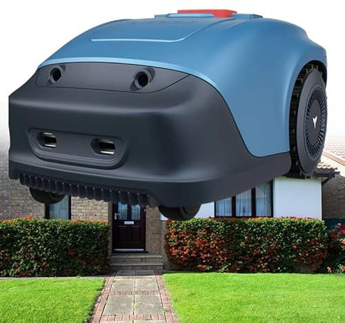 WEIMILOR Tondeuse Robot Automatique avec Câble Périmétrique - Couverture 1000m², Hauteur Réglable 20-50 mm, Pente 33°, Contrôle par Application