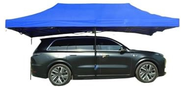 MNEVZX Cochera Exterior Cobertizo de estacionamiento, toldo Plegable para Coche Familiar, Garaje móvil, Carpa con sombrilla de Cuatro Patas Toldo de Coche