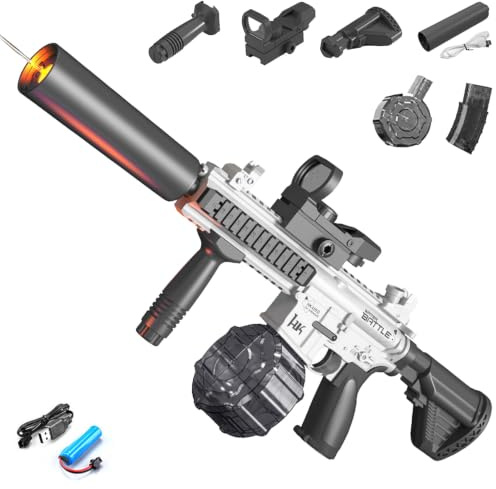 Pistola de Agua Eléctrica,Juguete de Pistola Agua,Pistolas de Aguas Electronica,Automática Pistolas de Aguas,Potente Pistolai de Aguai,Pistolai de Aguai de Juguete,Water Gun,para Adultos