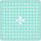 Tapis de Bain carré antidérapant à ventouses - Durable et élégant - Tapis de Douche antidérapant - Design Moderne - Ventouses de qualité - Lavable en Machine et sans Latex