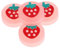 KOMBIUDA 4 Pezzi Impugnature Pollici Rosa in Silicone Per Controller Accessori Da Gioco Protettivi Antigraffio Cappucci Per Pulsanti