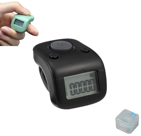 Générique Compteur de Tours et de Scores de Gym – Compteur à 6 Chiffres Rechargeable avec écran LED, étanchéité IP65 – pour Les Tours de Natation, Les Tours de Boxe, Les entraînements HIIT
