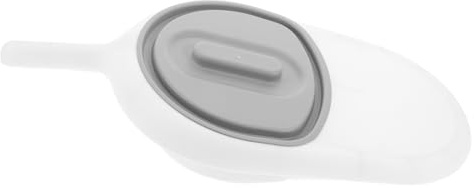ELAYARD Padella Letto per Anziani in Plastica con Manico Lungo Antispreco Vasino Sanitario per Donne e Uomini Allettati Contenitore Portatile per Bowel Care e Assistenza Quotidiana