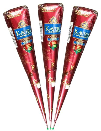 100% Natural Original Mehandi Cone, 25 g x 3 pcs