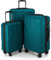 suitline - 3er Koffer-Set Trolley-Set Rollkoffer Hartschalen-Koffer Reisekoffer, TSA, (55 cm, 66 cm, 76 cm), 100% ABS, Matt, Türkis