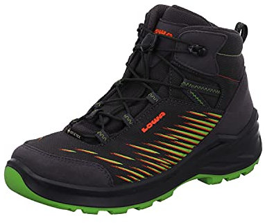 LOWA Stiefel mittel ZIRROX GTX MID JUNIOR anthrazit/Flame 32