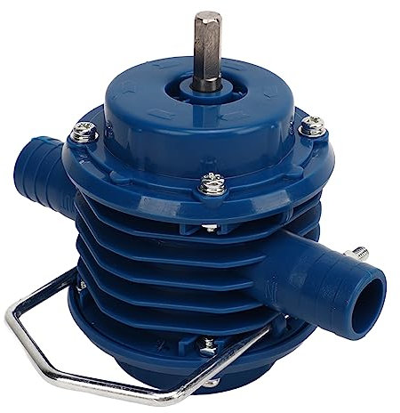 banapoy Handbohrmaschine Wasserpumpe, tragbare elektrische Bohrmaschine Pumpe selbstansaugend Wasser-Transfer-Pumpe passt 3/4 Schlauch, Handbohrer angetriebene Pumpe Garten Bewässerung