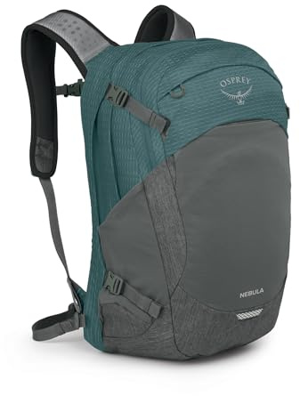 Osprey Nebula Unisex Backpack, 32L, Cascade Blue/Coal Grey Heather, O/S