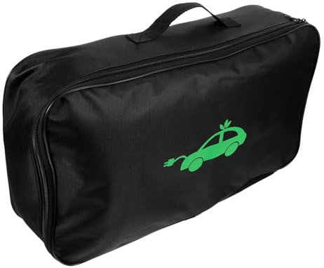 LALADEFIEE Ev Charger Bag Portable Storage Organizer for Electric Vehicle Cables Lightweight Design for Car Trunk and Outdoor Use Rectangle Shape