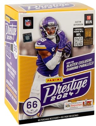 2024 Panini Prestige Football Trading Cards Blaster Box