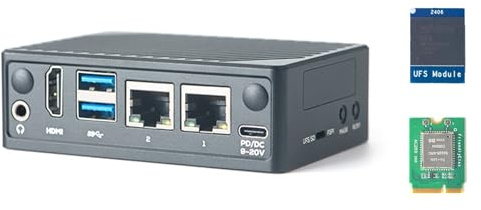 youyeetoo FriendlyElec NanoPi M5 Single Board Computer – Rockchip RK3576 SBC mit HDMI, Dual GbE, M.2 NVMe und SDIO WiFi-Buchsen, UFS 2.0-Speicherunterstützung (8GB RAM,Mit 64GB UFS und WiFi)