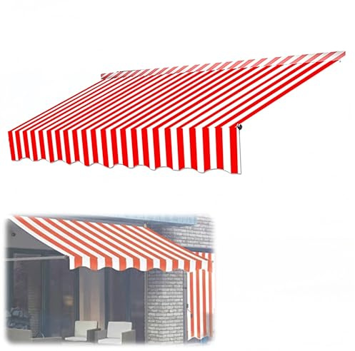 Tessuto di ricambio per tenda da sole Oxford resistente, regolabile in altezza, per esterni e giardino, copertura per tenda da sole con morsetto, tessuto resistente alle intemperie