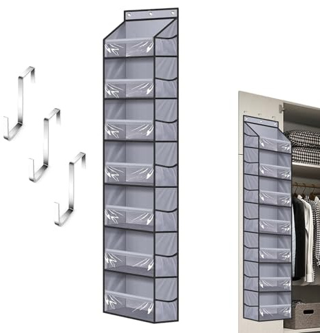 Mensola Da Parete Per Stoccaggio Di Cappelli Per Porta - Organizer A 7 Livelli, Supporto Da Appendere A Più Strati, In Pvc Resistente | Scaffale Funzionale