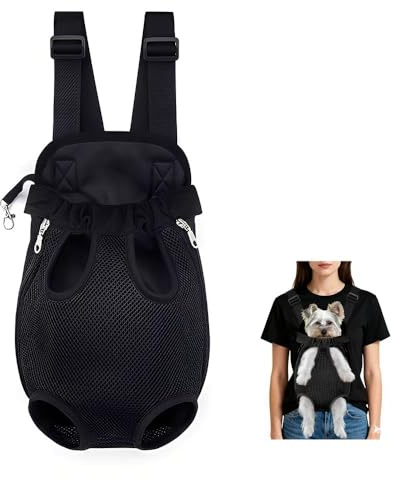 HMCEY Mochila para Mascotas,Mochila Transportin Perro Gato Ajustable,Pet Travel Backpack,Bolsa de Viaje Gato Perro Transpirable,Bolsa de Transporte para Mascotas para Camping, Paseos, Excursiones