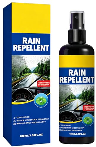 Spray repelente de lluvia para parabrisas, revestimiento hidrofóbico para parabrisas de coche, ventanas laterales y espejos, protección impermeable, limpiador de cristales antivaho (1Pcs)