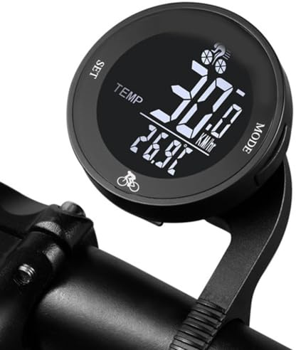 Ciclocomputer Senza Fili, Impermeabile Computer Bici Computer Da Bicicletta Digitale, Tachimetro Da Bicicletta Contachilometri Bici Con Lcd Display per Bicicletta, Ciclismo, Distanza Di Velocità