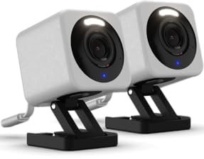 WYZE Cam v4 (Latest Model), 2.5K AI Security Camera, Indoor/Outdoor Cameras for Home Security, Baby Monitor & Pet Camera, Vibrant Color Night Vision, No Subscription Required, Free Expert Help