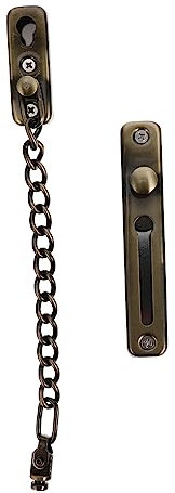 Angoily Serrure à Chaîne Pour Porte Intérieure Loquet Robuste Sans Perforation Verrouillage Antivol Pour Sécurité Maison