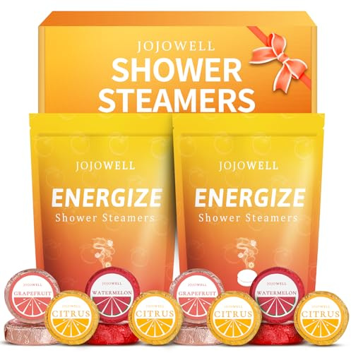 Lot de 12 bomes de douche à vapeur d'aromathérapie avec huiles essentielles, cadeaux d'anniversaire pour femme, maman, relaxation, soulagement du stress, soins personnels, spa à domicile, fête des