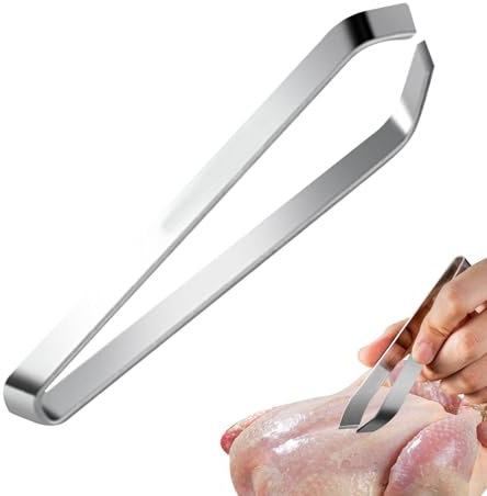 Arête De Poisson,Pince À Épiler Robuste En Acier Inoxydable - Les Pinces À Épiler Plates Et Larges Permettent D'économiser De L'espace Pour La Cuisson En Enlevant Les Os Et Les Écailles