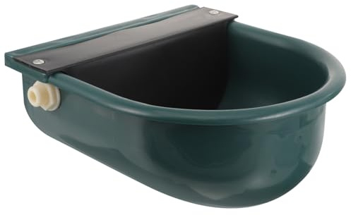 Gadpiparty Automatic Livestock Water Bowl for Cows and Horses Plastic Waterer with Float Valve Stable Water Level Feeder for Outdoor Farm Use Use