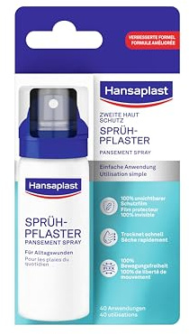 Hansaplast Zweite Haut Schutz wasserdichtes Sprüh-Pflaster, 40 ml Soluzione