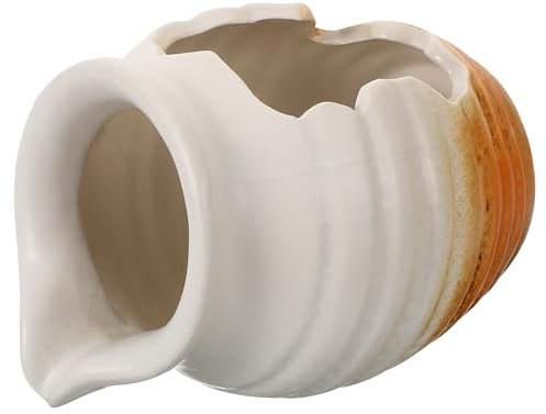 KICHOUSE Ceramic Pot Water Feature Fountain for Garden Decoration with Pond Spitter Function, White Retro Style Ceramic Pot Spitter Decoration for Outdoor and Indoor Use