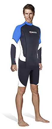 Mares Rash Guard, Maglia Protettiva UPF 50+ con Manica Corta Uomo, Multicolore, M