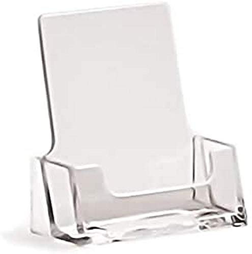 10 Stück taymar Visitenkartenhalter im Hochformat, transparent