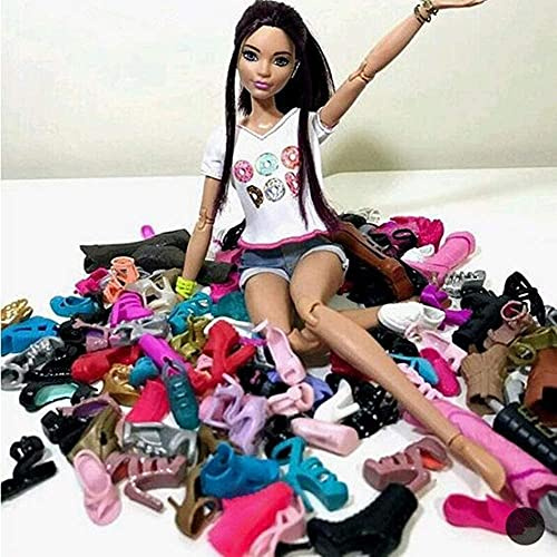 Fat-catz-copy-catz Fashion Dolls Shoes Heels Sandals Boots For 11 Girl Dolls Mixed Selection Various Quantities (50x dolls shoes)