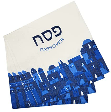 Passover Tischservietten, Jerusalemblau, Passover Seder Tischdekoration, Papierwaren, Party-Set, 48 Stück