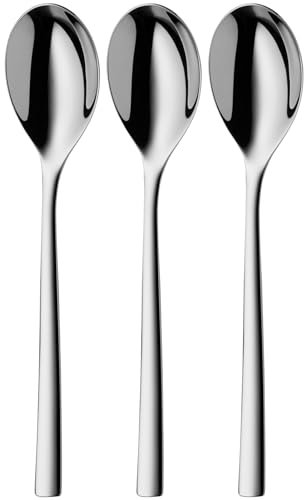 Silit Trend Kaffeelöffel Set, Teelöffel 13,7 cm, 3-teilig, polierter Edelstahl, rostfrei, kratzbeständig, spülmaschinenfest