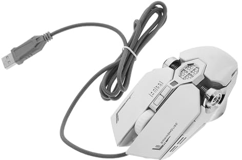 DIYEAH Ratón para Luminiscente Ratón para Ordenador Accesorio para Ordenador Gamer para Profesionales