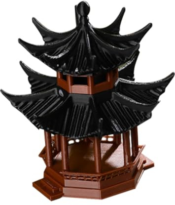 SUPVOX Statua Padiglione per da Decorazione Mini Paesaggio Resistente Colori Realistici per Bonsai e Cortile