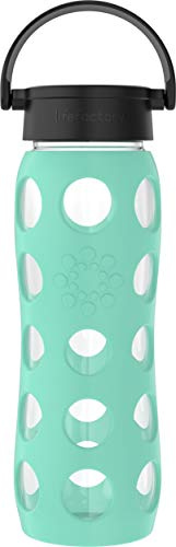Lifefactory Glass Hydration Bottle Sea Green 650 ml