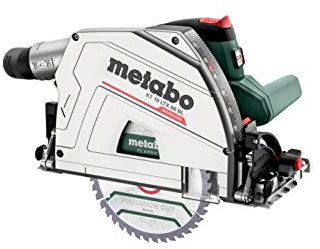 metabo Akku-Tauchkreissäge KT 18 LTX 66 BL - 18 V, 66 mm Schnitttiefe, 165 mm Sägeblatt-Ø, 5000 U/min - Brushless Motor, präzise Führung, Staubabsaugung, variable Drehzahl - Inkl. metaBOX 340