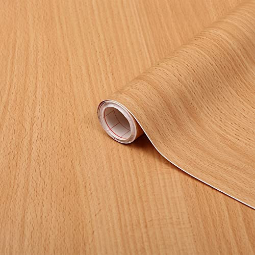 Vinyl Warehouse d-c-fix Rotbuche European Beech Wood Sticky Back Furniture Wrap Vinyl (W)90cm (L) Sold by The metre