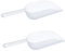Kitchen Plastic Ice Scoop, Candy Scoop, Popcorn Scoop,Plastic Kitchen Scoop， Ice Cream, Rice Grain Scoop Flour Sugar Dried Fruit Melon Seeds Small Shovel（2PCS）