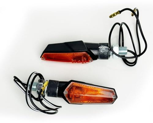 Universal Motorrad Halogen Blinker Set SLAM SMOKE mit E-Prüfzeichen