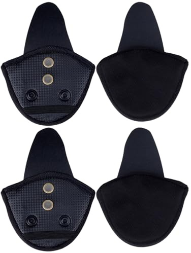 Ohrenwärmer Fahrradhelm - 2 Paar Abnehmbares Winterohrwärmer, Vollständig Abdeckende Ohrenschützer Winddichte, Weich an den Ohre & Nicht Warm, Fahrtwind vom Ohre abhalten für Radfahren, Motorradfahren
