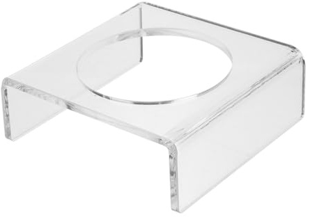 MUELODSIC Soporte de Acrílico Transparente para Bolas Deportivas y Esferas Esféricas Diseño Multifuncional y Base Estable para Exhibición Elegante Hogar