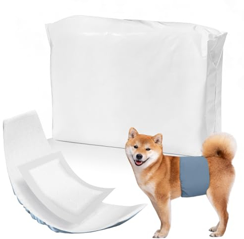 Dog Diaper Liners （Regular 200 Count） Absorbent and Super Soft Dog Diaper Booster Pads for Female Dog Diapers or Male Dog Belly Bands